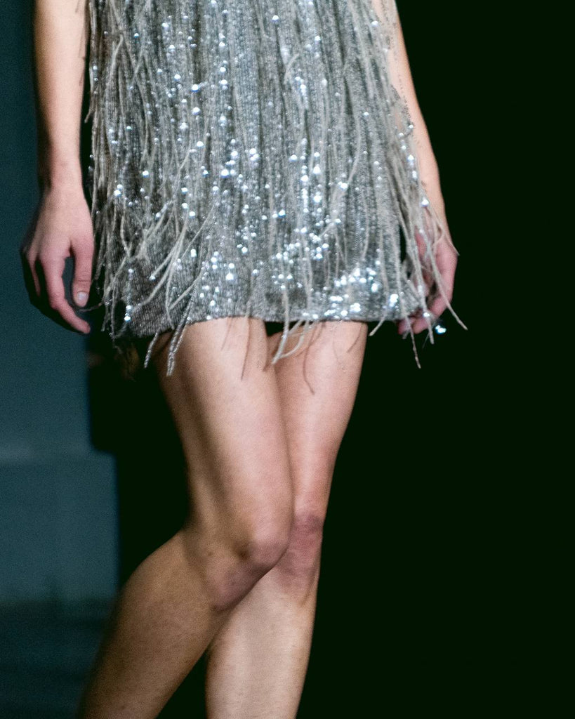 Міні-сукня "Диско" з деталями ручної роботи